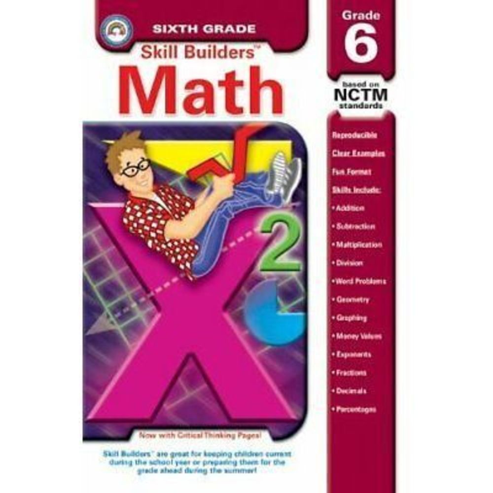 Skill Builders Math Grade 6 - Picture 2 of 2